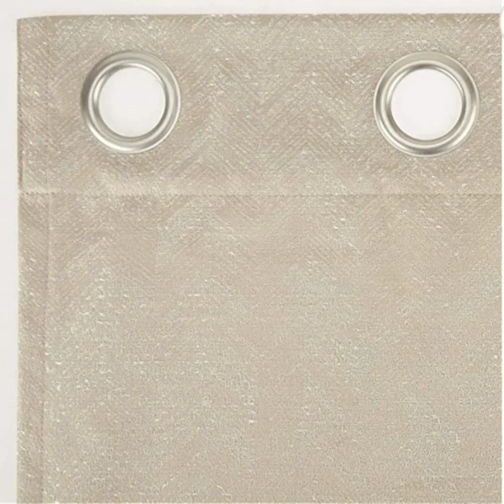 Sun Zero Pasqual 2 Chevron Thermal 100% Blackout Grommet Panels Curtain 52 X 96